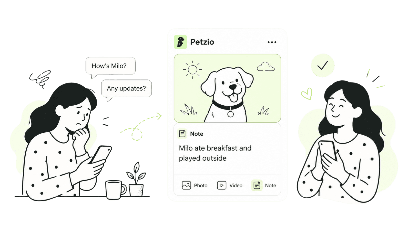 Worried pet owner asking about pet.